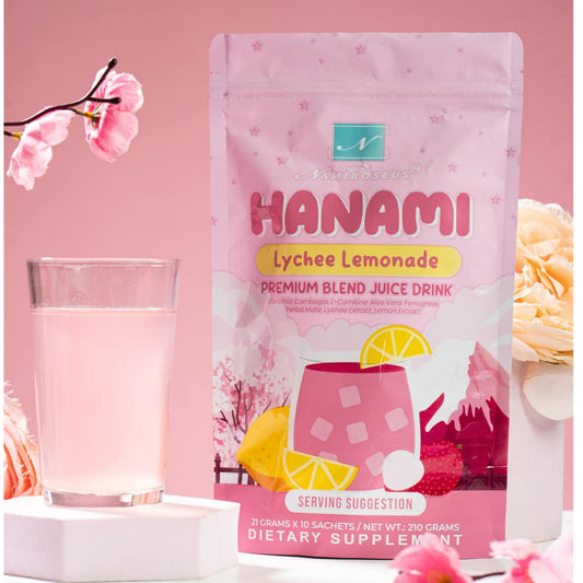 Hanami Lychee Lemonade Juice Drink 10 sachets