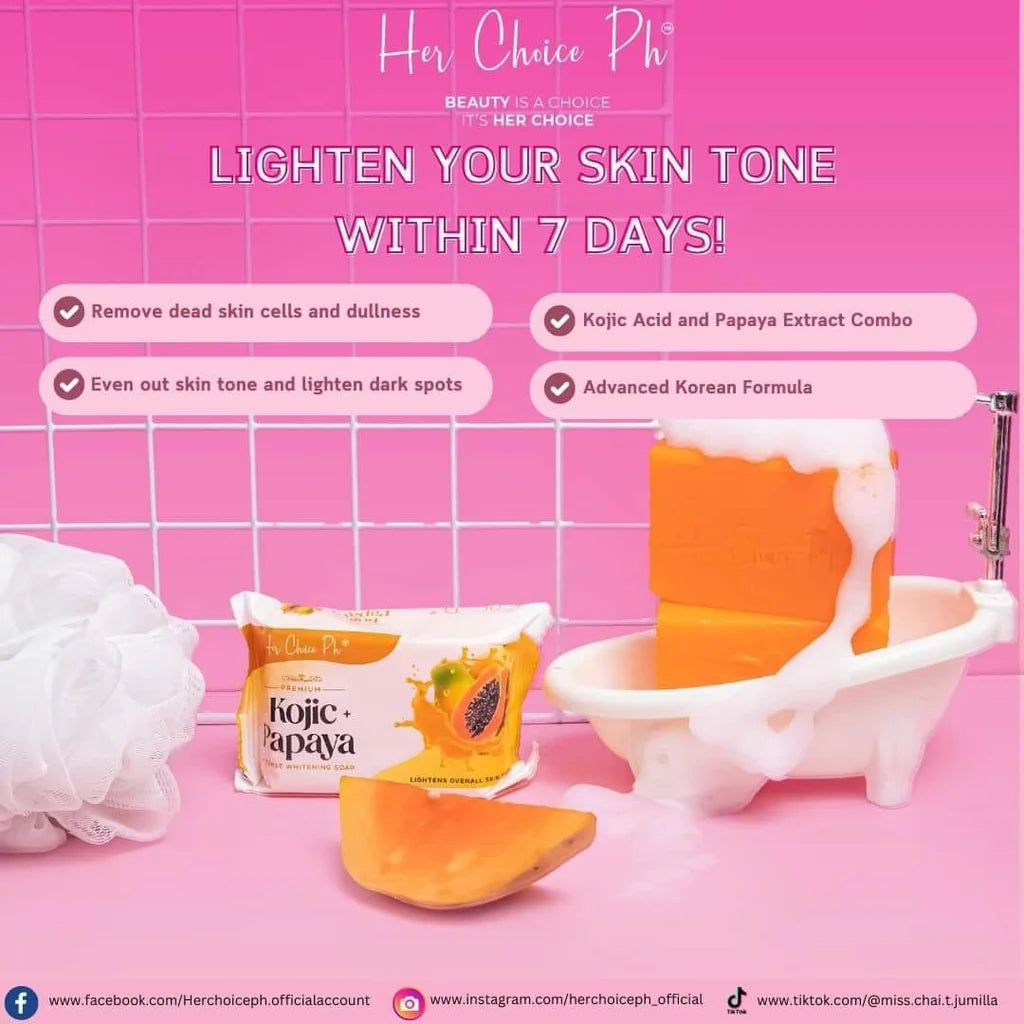 Her Choice Kojic Papaya Soap