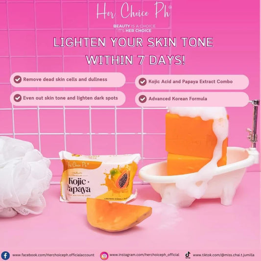 Her Choice Kojic Papaya Soap