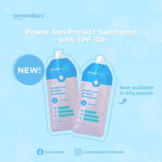 SEVENDAYS Power Sun Protect Sunscreen SPF 40 50g SACHET