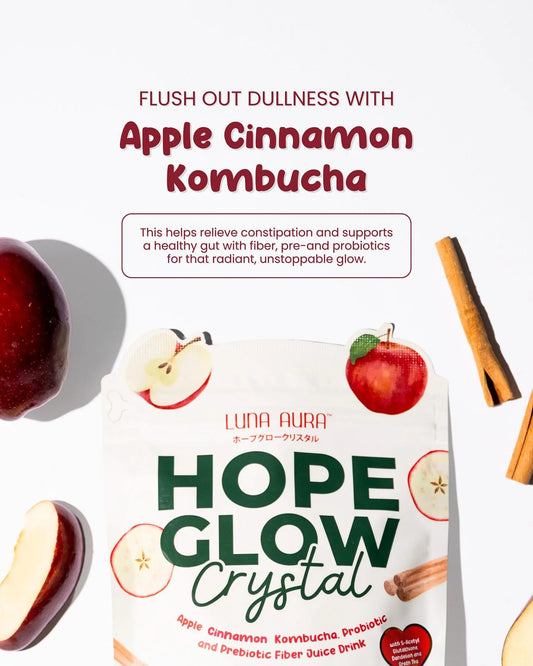Luna Aura Hope Glow Crystal Apple Cinnamon 8 sachets