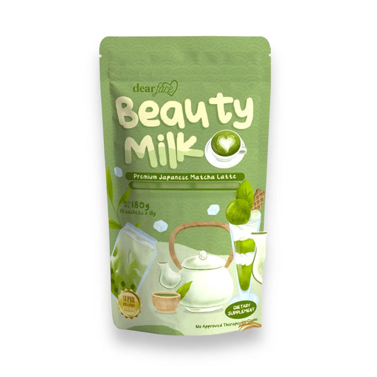Dear Face Beauty Milk Premium Japanese Matcha Latte - Antioxidant Drink