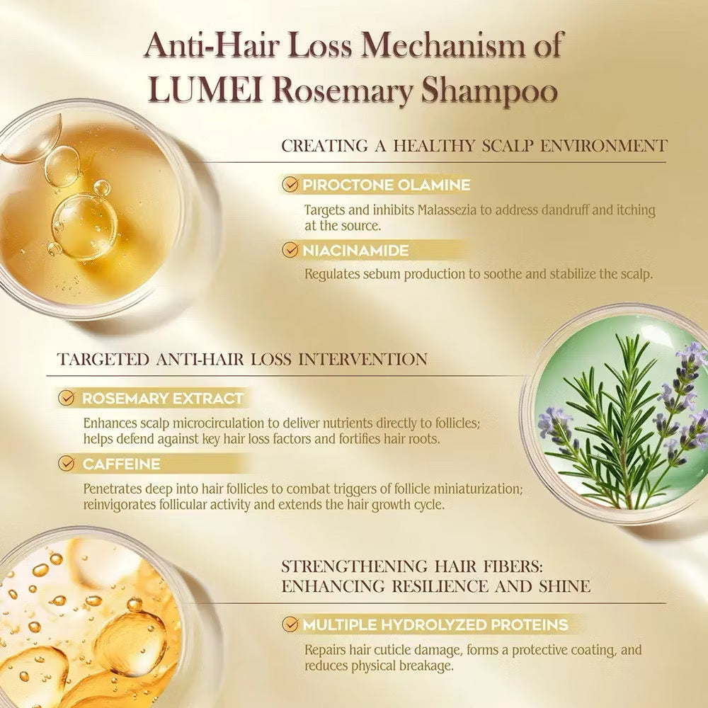 Lumei Rosemary Infused Shampoo 255ml