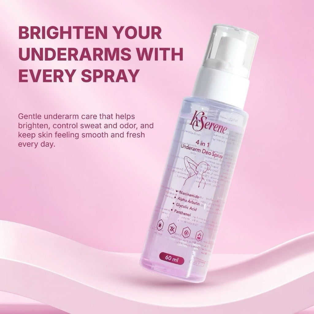 KSerene 4 in 1 Underarm Deo Spray 60ml