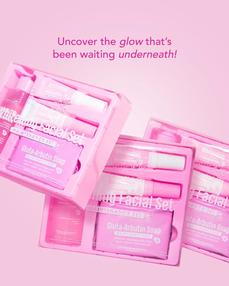 Brilliant Skin Whitening Facial Maintenance Set
