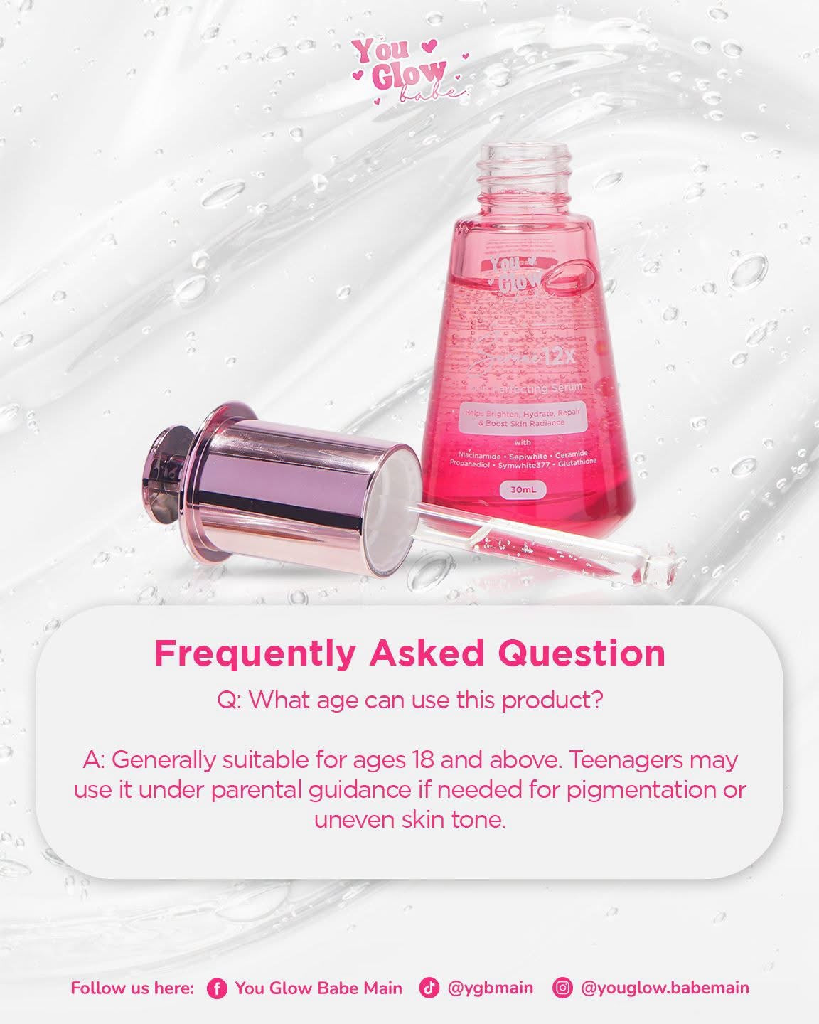 You Glow Babe Serume 12x Skin Perfecting Serum 30ml