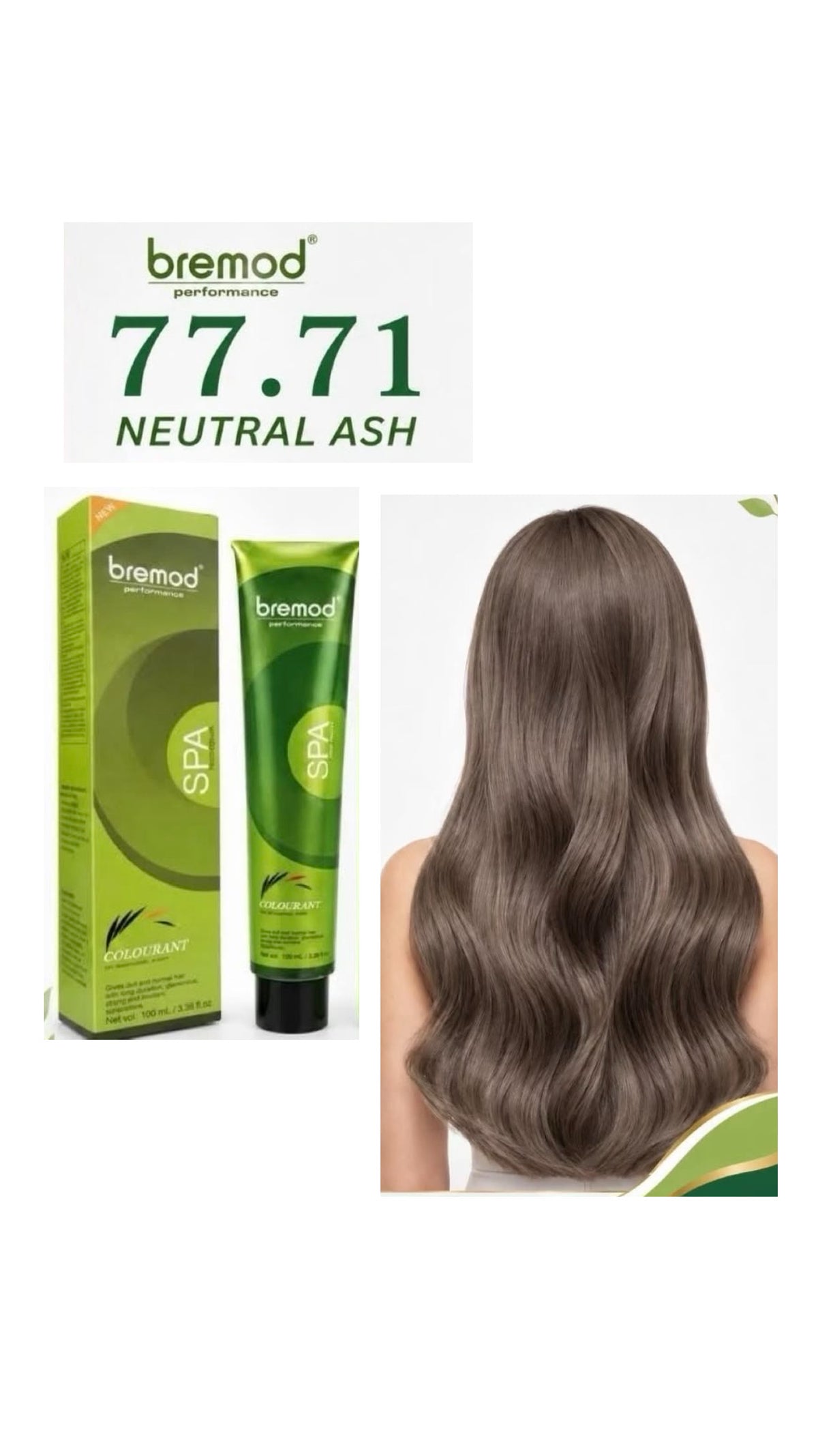 Bremod Performance Colourant Hair Colour 100ml