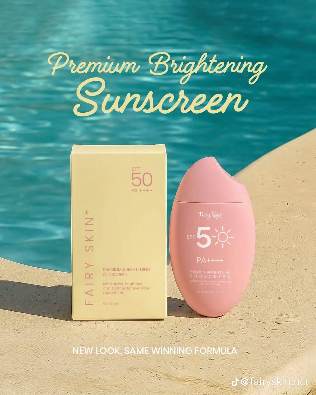 Fairy Skin Premium Brightening Sunscreen SPF50 PA+++ 50g