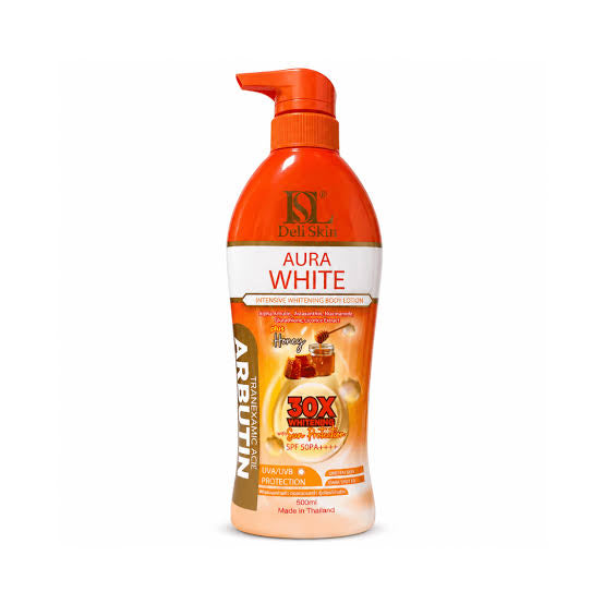 Deli Skin Aura White Intensive Whitening Body Lotion SPF50 PA++++ 500ml