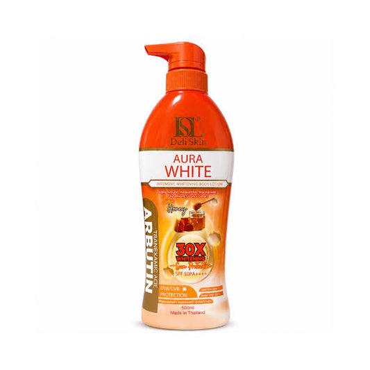 Deli Skin Aura White Intensive Whitening Body Lotion SPF50 PA++++ 500ml