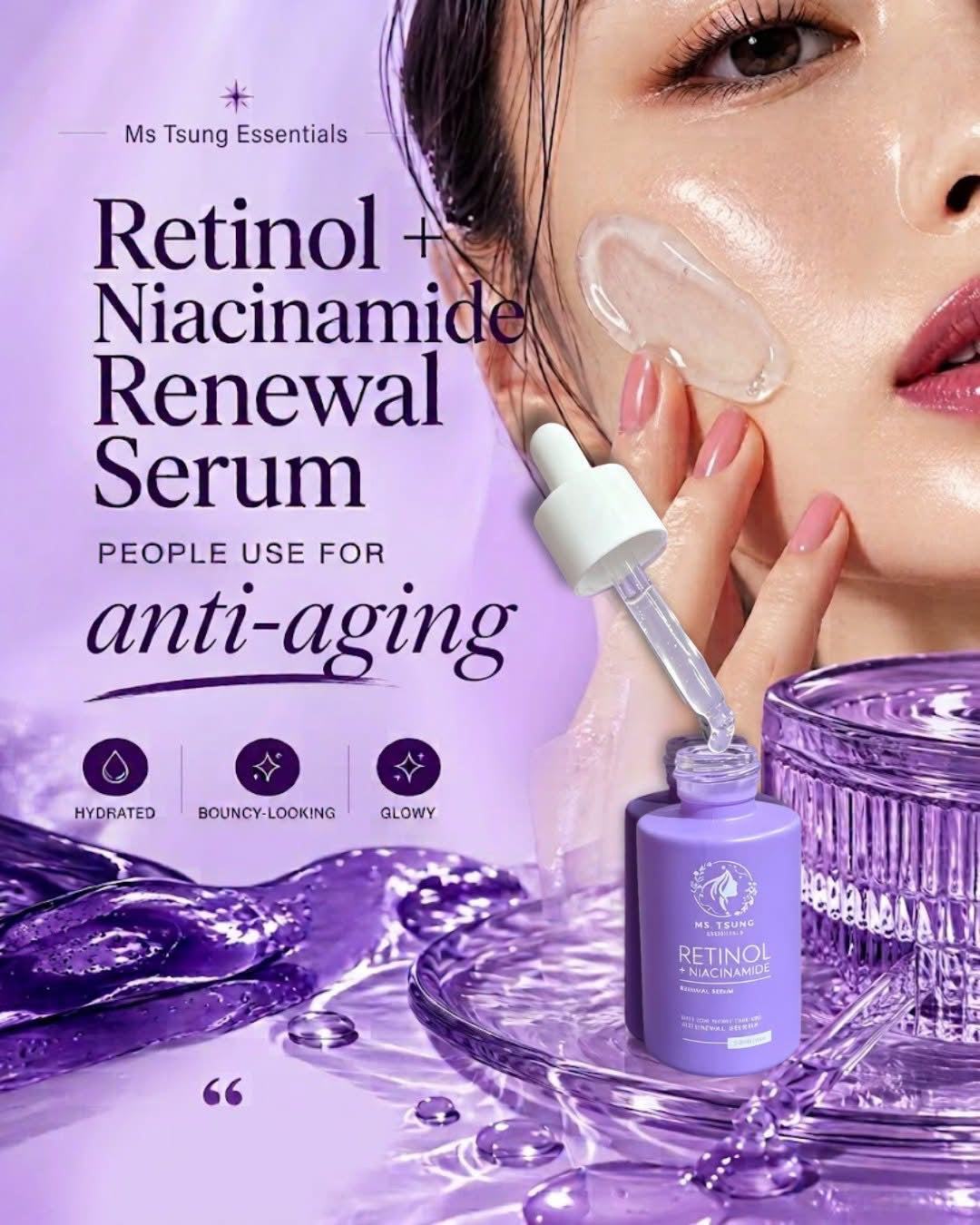 Ms. Tsung Retinol + Niacinamide Renewal Serum 30ml