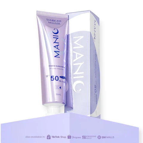 Manic Beauty Sunbeam Mousse Hybrid Sunscreen 50mL SPF 50PA++++
