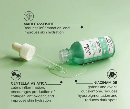 Luxe Organix Cica Rescue Serum 30ml