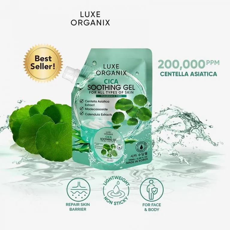Luxe Organix Soothing Gel Cica 100ml