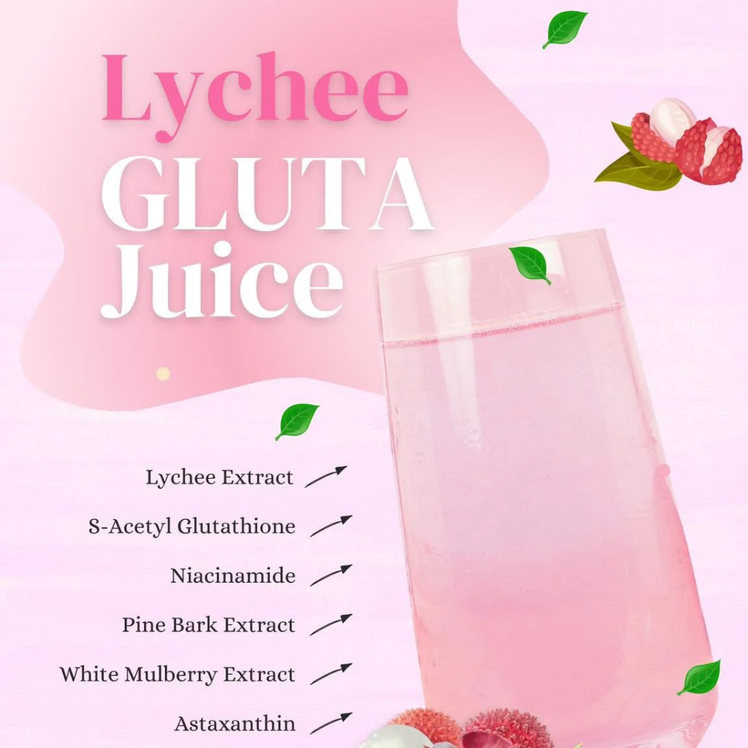 Luxe Slim Lychee Gluta Juice 21g x 8 Sachets