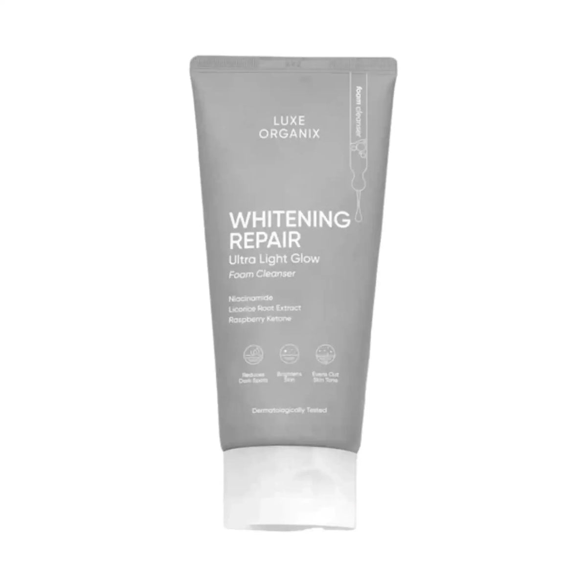 Luxe Organix Whitening Repair Ultra Light Glow Foam Cleanser 150g