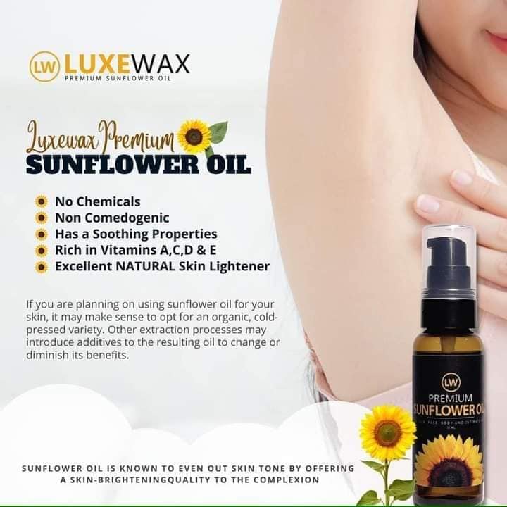 Luxewax Organic Sunflower Oil