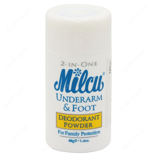 Milcu Underarm And Foot Deodorant Powder 40g