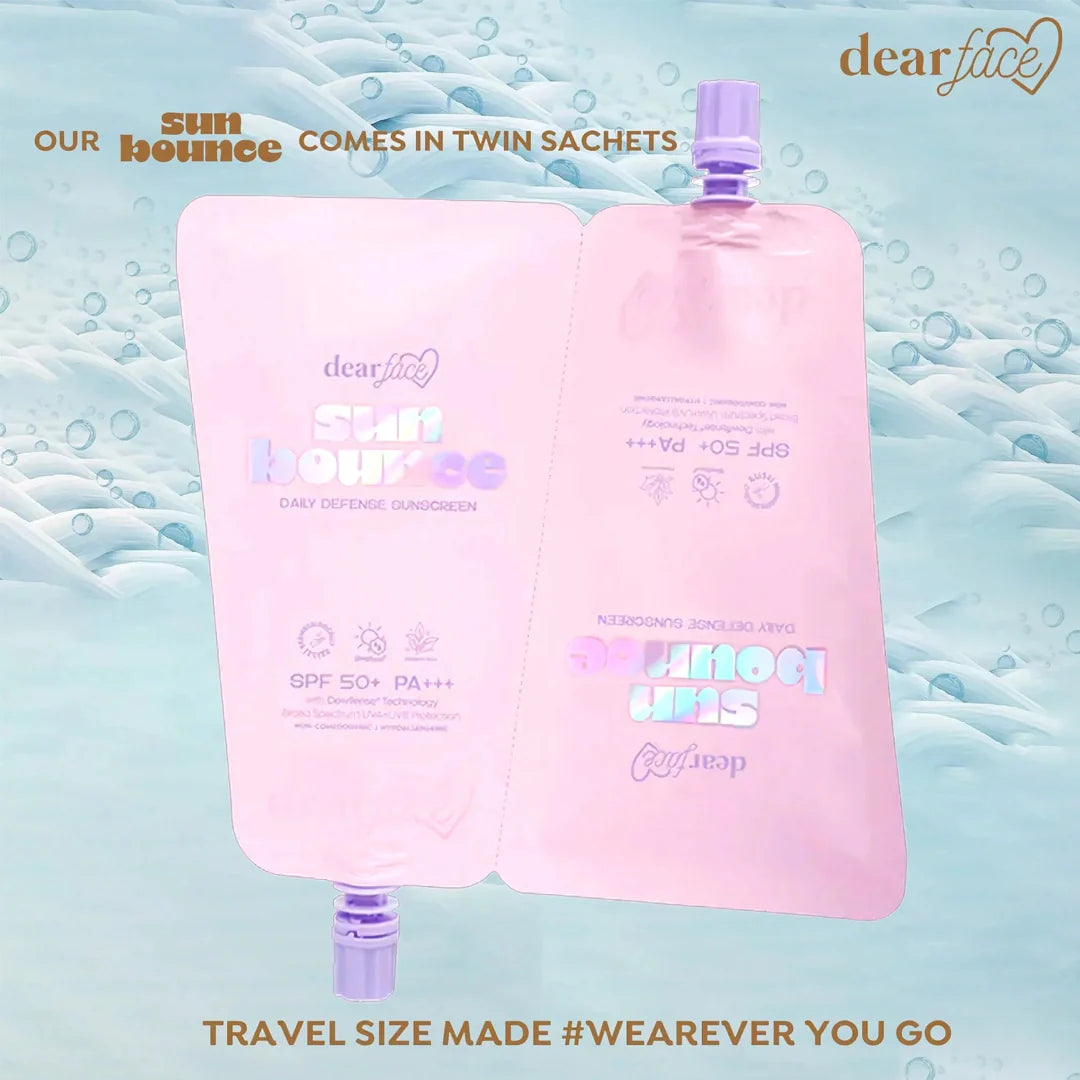 Dear Face Sunbounce Daily Defense Sunscreen SPF50+ PA+++ Sachet