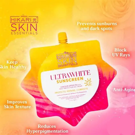 Hikari Skin Essentials Ultrawhite Sunscreen SPF50 PA++++ 50ml