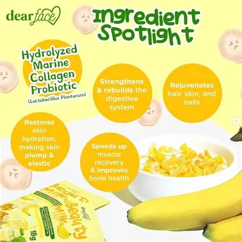 Beauty Milk Premium Japanese Banana Probiotic + Collagen Drink