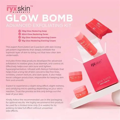 RyxSkin Glow Bomb Daily Care Kit