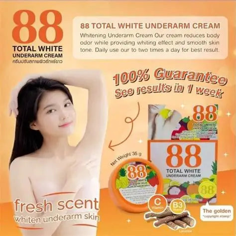 88 Total White Underarm Cream 35g