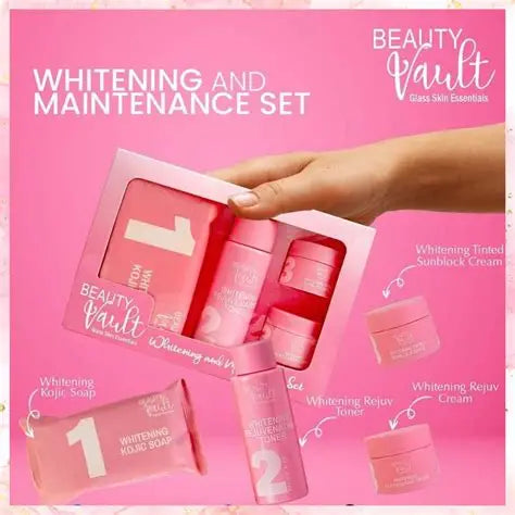 Beauty Vault Whitening and Maintenance Set Glass Skin Essentials