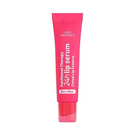 Luxe Organix Panthenol Therapy 24H Lip Serum Tinted Lip Essence Berry Glaze