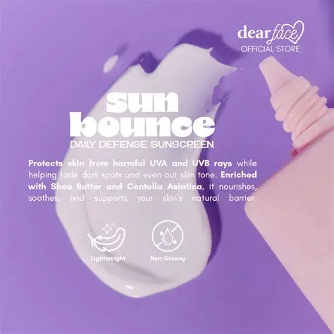 Dear Face Sunbounce Daily Defense Sunscreen SPF50+ PA+++ Sachet