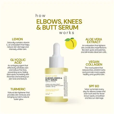 Catt & Co Bright Bright and Free Elbows, Knees and Butt Serum