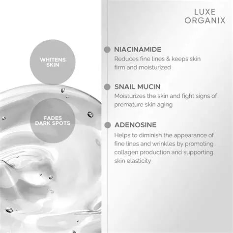 Luxe Organix Whitening Repair Ultra Light Glow Moisturizer 80ml