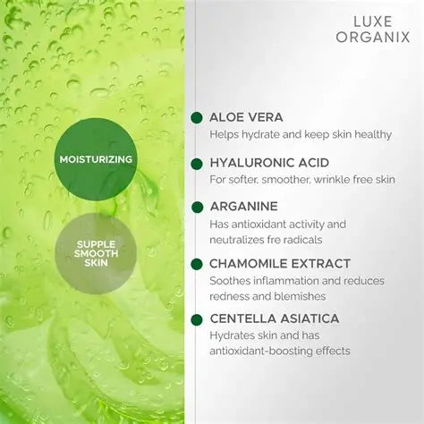 Luxe Organix Soothing Gel Aloe Vera 100ml