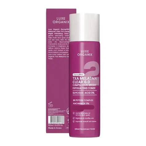 Luxe Organix Derma Pro TXA MELASMA CLEAR 6.0 Toner 150ml