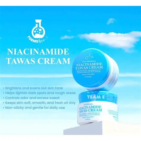 The Original Niacinamide Tawas Underarm Cream 50g