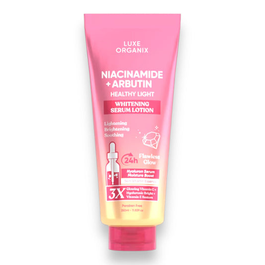 Luxe Organix - NIACINAMIDE + ALPHA ARBUTIN WHITENING SERUM LOTION 350ml