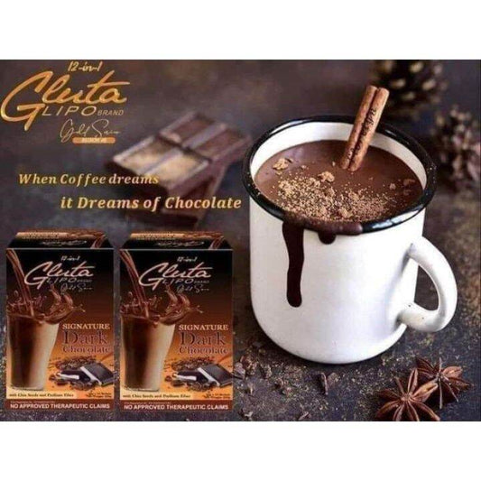 Gluta Lipo Dark Chocolate (10 sachets) 250g