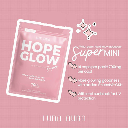 Luna Aura Hope Glow Super Mini 700mg 14 capsules