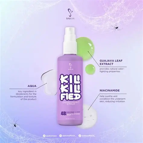 Saskin Kili Kili Fied Deodorant Spray - 60ml
