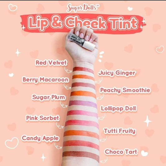 Sugar Dolls Lip and Cheek Gel Tint (Sugar Plum)
