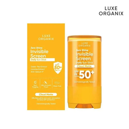 Luxe Organix Zero Shine Invisible Screen Daily Sun Stick Cloud Matte SPF 100+PA++++