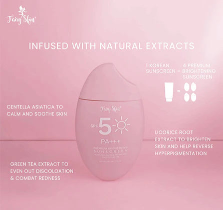 Fairy Skin Premium Brightening Sunscreen SPF50 PA+++ 50g