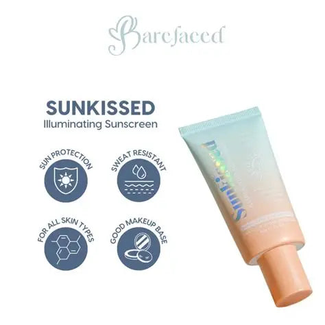 Barefaced Sunkissed Illuminating sunscreen SPF 50+ PA+++