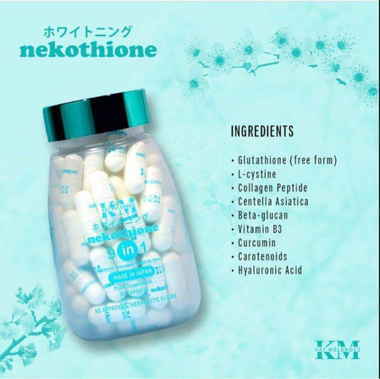 Nekothione 9 in 1 Glutathione Collagen by Kat Melendez - 60 Capsules