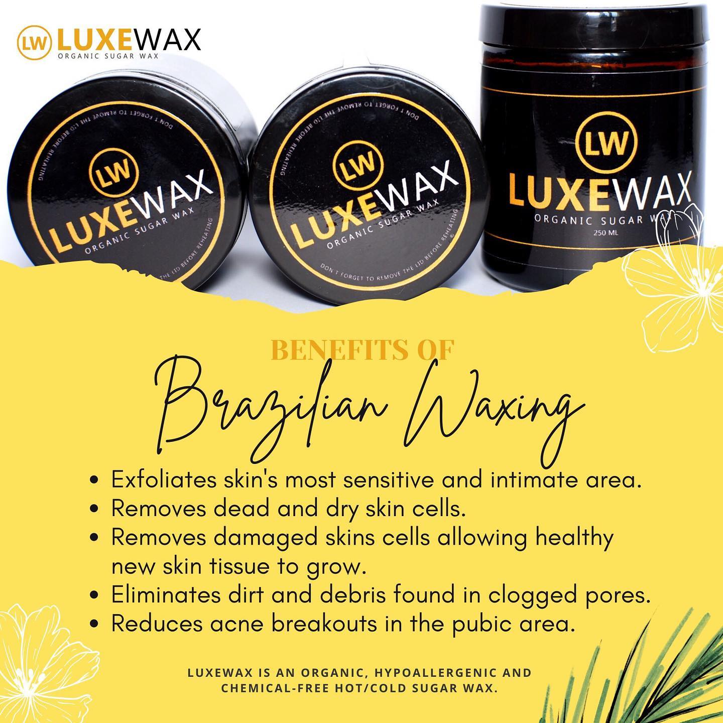 Luxewax Organic Sugar Wax MINI