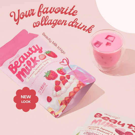 Dear Face Beauty Milk Strawberry 180G