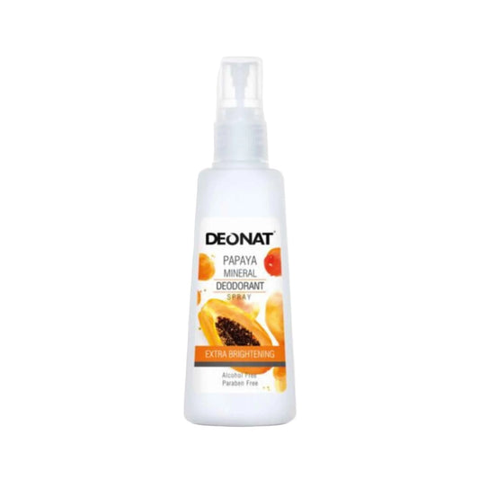 Deonat Papaya Mineral Deodorant Spray Extra Brightening 100ml