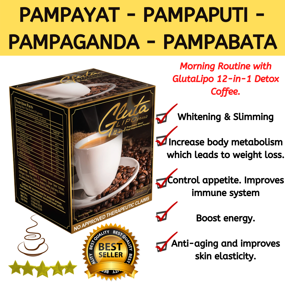Gluta Lipo 13 in 1 Herbal Coffee Blend 10 sachets