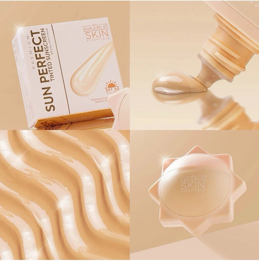 Hikari Premium Sun Perfect Tinted Sunscreen SPF 50 PA++++ 50ml