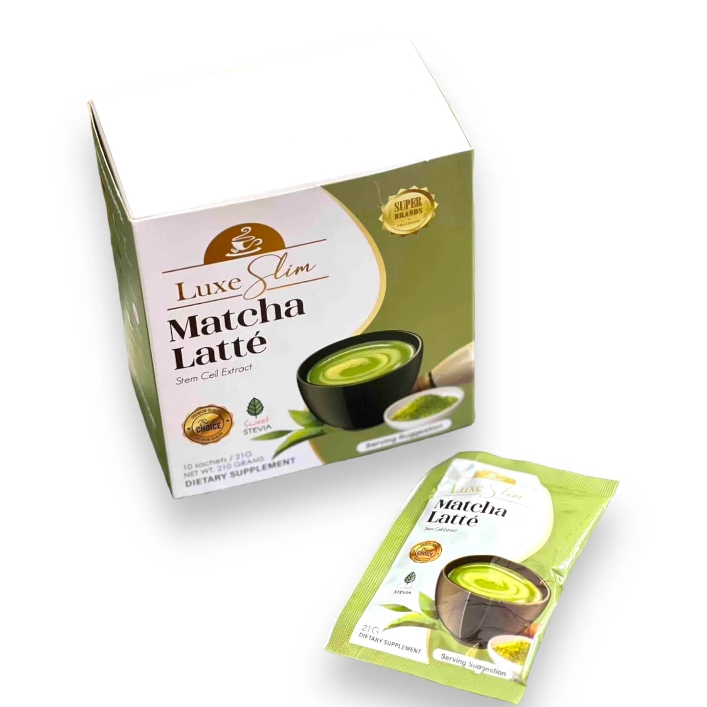 Luxe Slim Matcha Latte 210g x 10 sachets